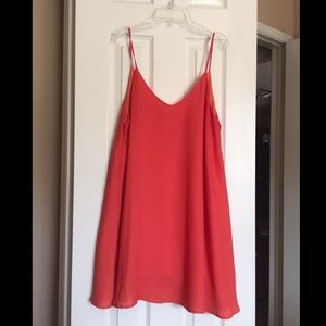 Orange Swing Dress